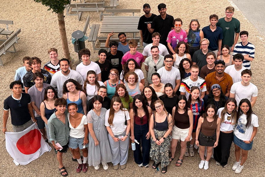 Group photo of the student representatives